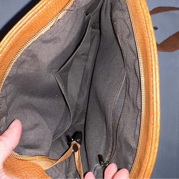 Boho Aztec Style Brown Crossbody Purse retro Canvas Western Pockets& Long Strap - Picture 3 of 7